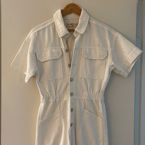 Free People Marci Coverall - White